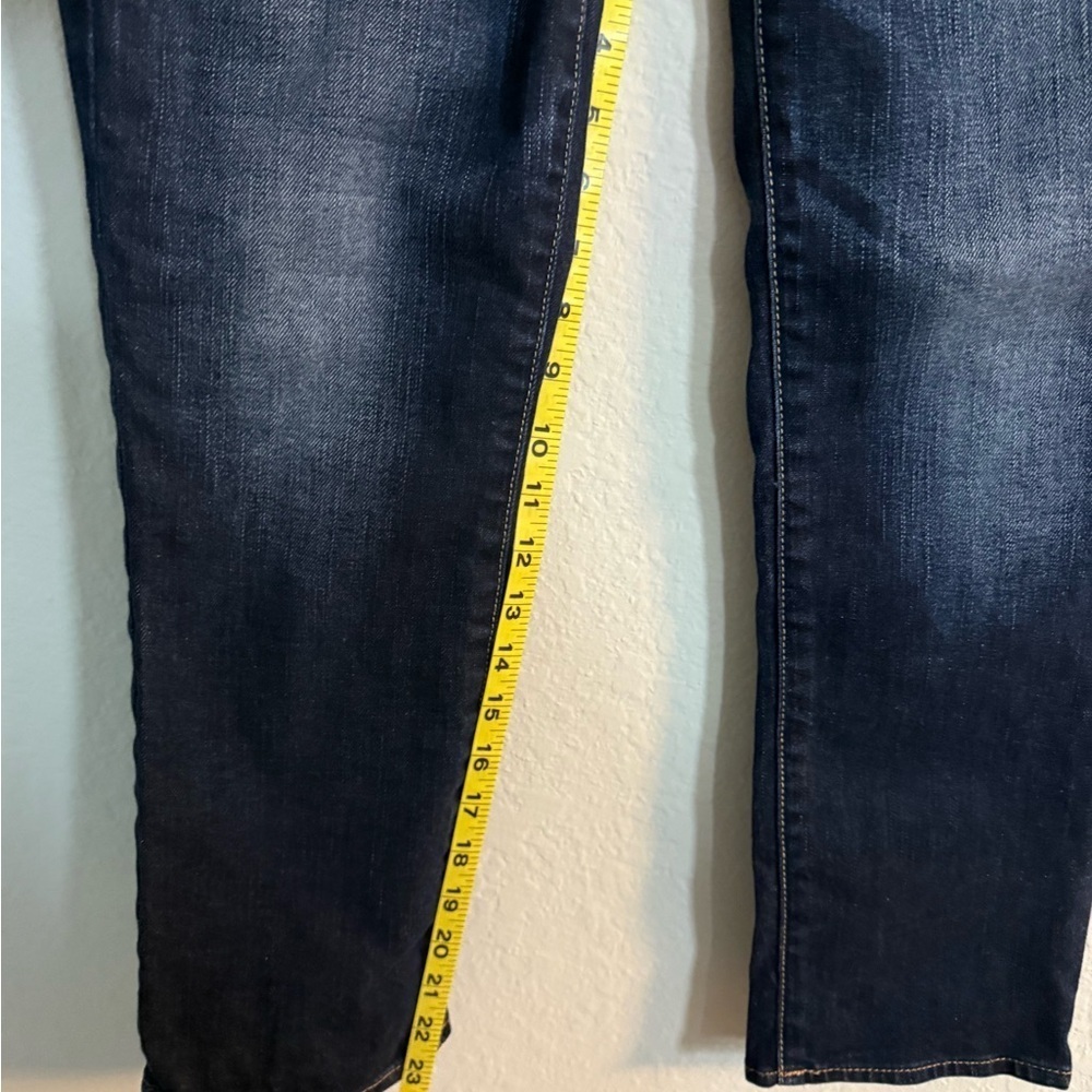 American Eagle Low Rise Artist Crop Jeans - Sz 8 - Picture 6 of 12